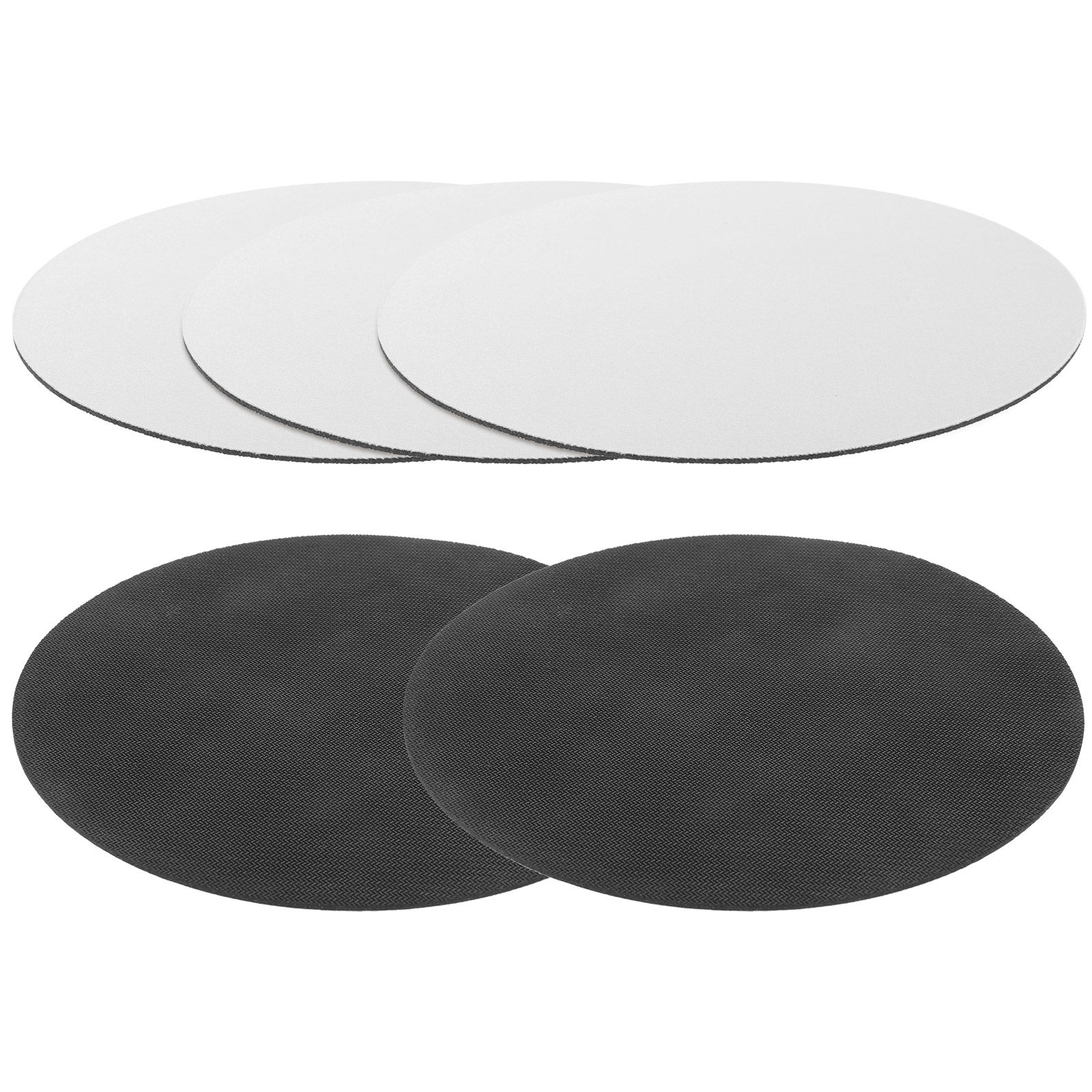 Mouse Pad Blank Sublimation - 5枚セット ゴム製無地マウスパッド 大型滑り止めデスクマット ゲーミング オフィス 学習用