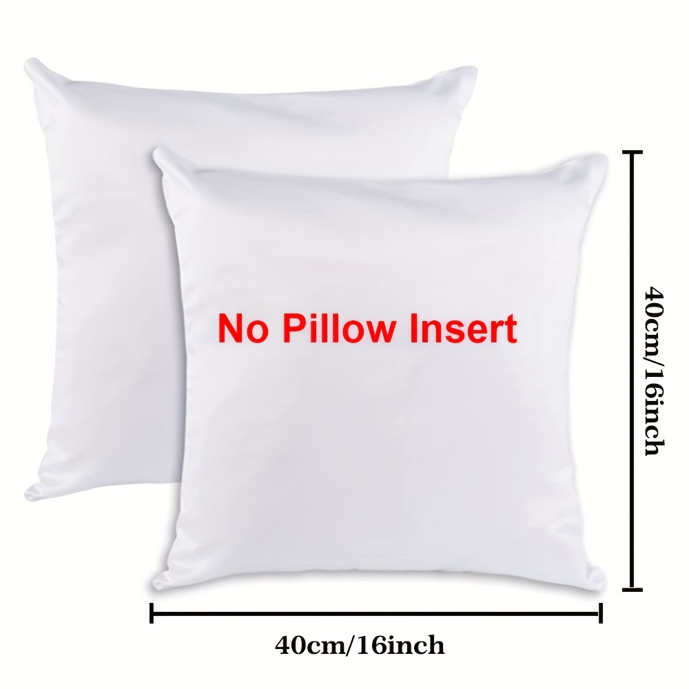 無地昇華プリント枕カバー 2/6/10枚セット 40x40c - Pillow Cover Sublimation のレビューと価格