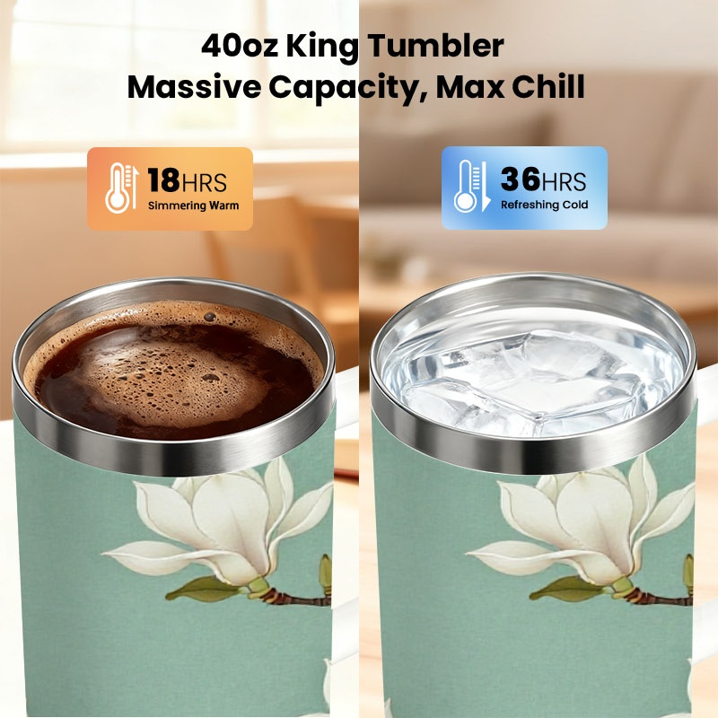 40オンス ステンレス製断熱タンブラー（ストロー付き）、エレ - Sublimation Mug White のレビューと価格