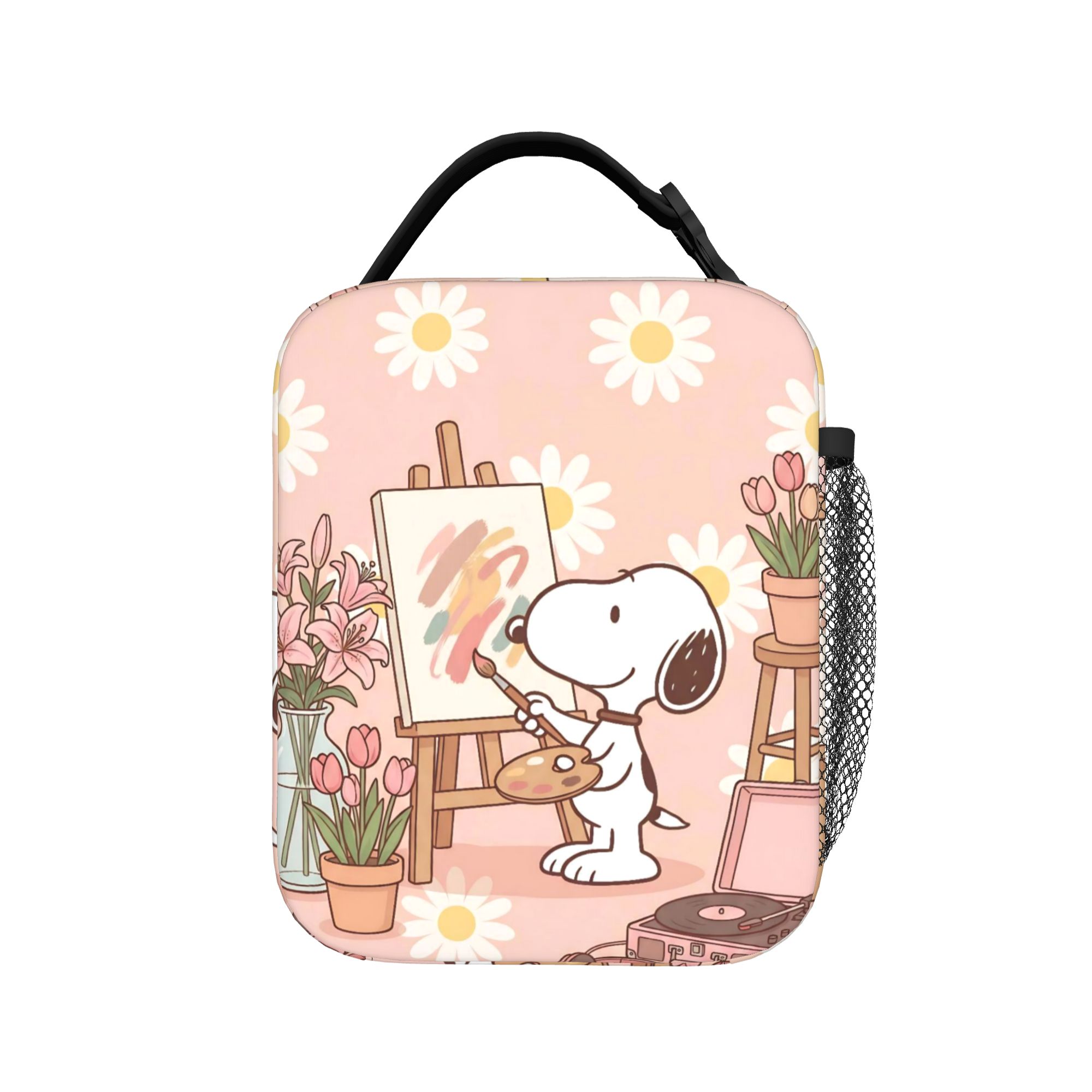かわいい S-スヌーピー柄の断熱ランチバッグ ポータブルミー - Tote Bag Sublimation のレビューと価格