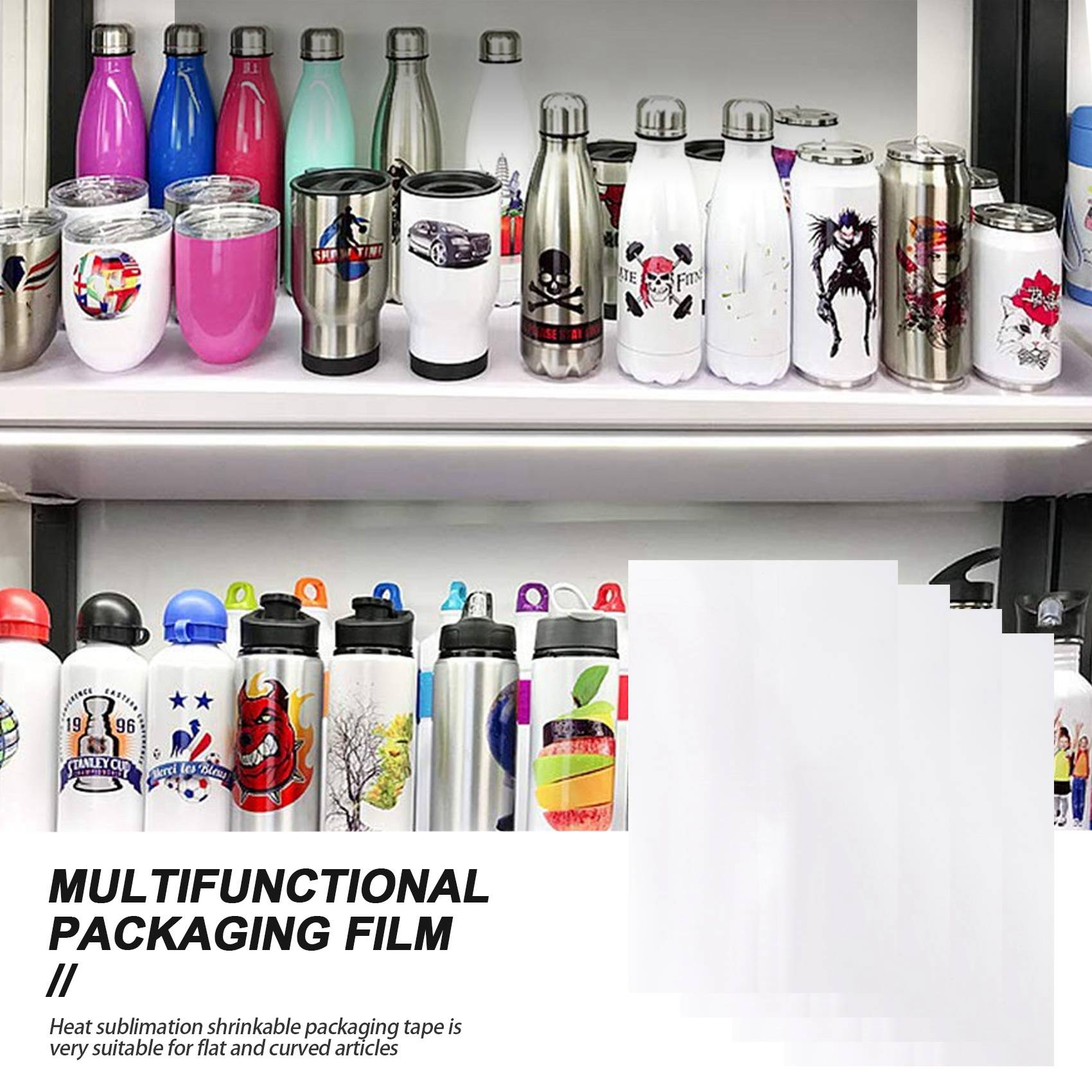 ABHI-30個入り昇華型シュリンクフィルム、3サイズの熱転 - Sublimation Mug White のレビューと価格
